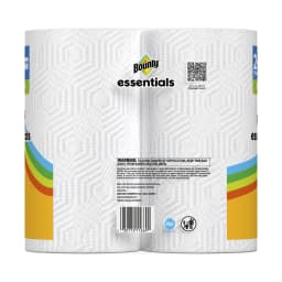 Bounty Essentials Paper Towels Select-A-Size, 2 Triple Rolls, White, 162 Sheets Per Roll - Thumbnail 17