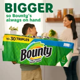 Bounty Paper Towels Full Sheet, 6 Triple Rolls - Thumbnail 9
