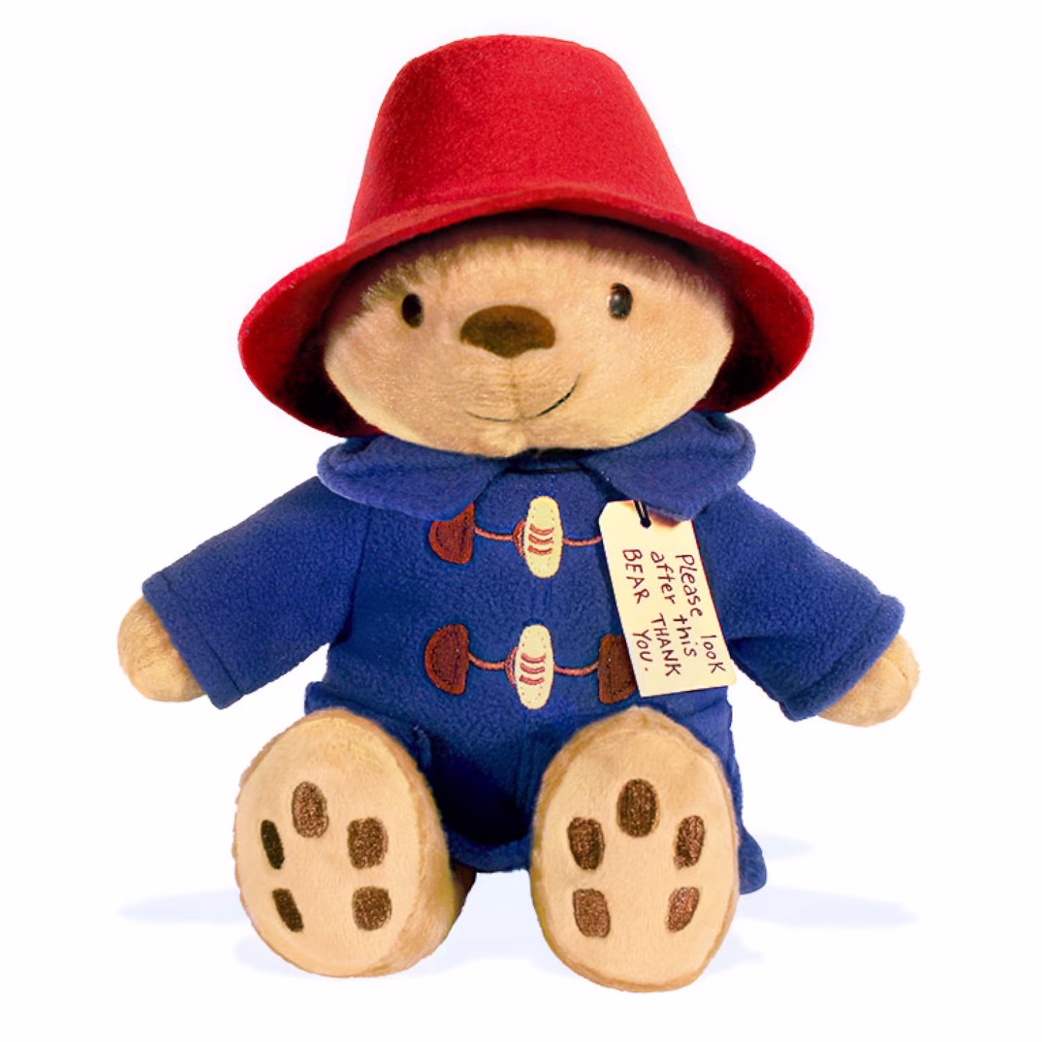 YOTTOY Paddington Bear Collection | Classic Seated Paddington Bear Soft Stuffed Plush Toy- 8.5"H - Thumbnail 1