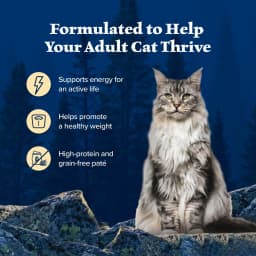 Blue Buffalo Wilderness High Protein Adult Wet Cat Food Pate, Variety Pack, 3oz Cans 12 CT - Thumbnail 4
