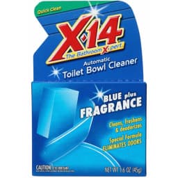X-14 268011 Automatic Toilet Bowl Deodorizer and Cleaner, Blue Plus Fragrance - Thumbnail 1