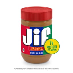 Jif Creamy Peanut Butter, 16 oz Jar - Thumbnail 2