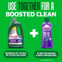 Cascade Platinum Dishwashing Liquid Gel, Lemon, 75oz - Thumbnail 7
