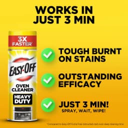 Easy-Off Heavy Duty Oven Cleaner Foam, Removes Grease & Burned-On Food, For Ovens, Grill Grates & More 14.5oz - Thumbnail 7