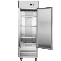 Camellia River 27" Solid Door Commercial Refrigerator, Reach-In Stainless Steel Refrigerator for Professional Kitchens - Thumbnail 2