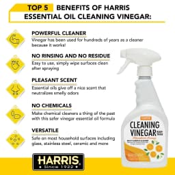 Harris Multi-Purpose Cleaning Vinegar, Citrus Scented, 32 oz - Thumbnail 4