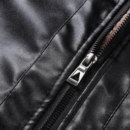 Agkizg Men's Winter Warm Leather Jackets, Vintage Motorcycle Faux Leather Jacket Full Zip Long Sleeve Casual Biker Outerwear with Pockets - Thumbnail 7