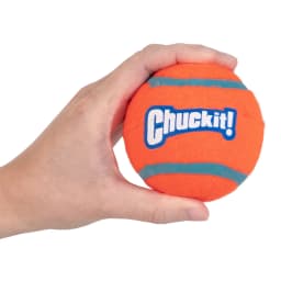 Chuckit! Floating Pelota de Tenis Flotante para Buscar Juguete para Perro, Grande (3") para Perros de 60-100 lb, Paquete de 2, Naranja - Thumbnail 5
