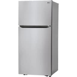 LG LTCS20020S 30" Wide 20.2 Cu. Ft. Energy Star Rated Top Freezer Refrigerator - Stainless Steel NEW - Thumbnail 2