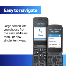 LIVELY Jitterbug Flip2 - Flip Cell Phone for Seniors - Not Compatible with Other Wireless Carriers - Must Be Activated Phone Plan - No SIM Needed - Flip2 Red - Thumbnail 8