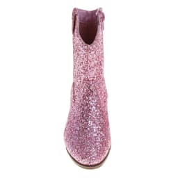 Kensie Girl Little and Big Girl Glitter Western Boot - Thumbnail 5