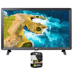 LG 24LQ520S-PU 24 inch Class LED HD Smart TV with webOS Bundle with 1 YR CPS Enhanced Protection Pack - Thumbnail 1