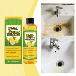 Hxlamzoo High-Efficiency Multi-Purpose Cleaner Concentrate with Natural Lemon Freshness - 120ml Portable Bottle for Kitchen, Bathroom, Tile, Glass - Thumbnail 7