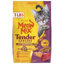 (2 pack) Meow Mix Tender Centers with Basted Bites, Chicken & Tuna Flavors, Dry Cat Food, 3 lb. Bag - Thumbnail 9