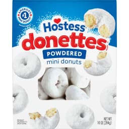 (3 pack) Hostess Donettes, Powdered Mini Donuts, 10 oz Bag - Thumbnail 2