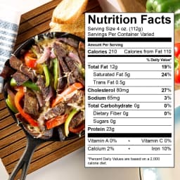 Thin Sliced Bottom Round Beef Steak, 8 per Tray, Fresh, 0.34 - 2.0 lb - Thumbnail 5