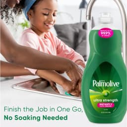 (6 pack) Palmolive Ultra Strength Liquid Dish Soap, Cuts Grease and Grime, No Soaking Needed, 42 fl oz Bottle - Thumbnail 4