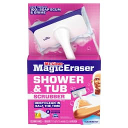 Mr. Clean Shower & Tub Scrubber, Starter Kit, 1 Scrubber & 2 Erasers - Thumbnail 14