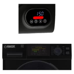 Equator Advanced Appliances Stainless Steel Washer/Compact Short Dryer in Black - Thumbnail 3