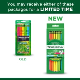 Dixon Ticonderoga No. 2 Assorted Neon Pencils (Pack of 2) - Thumbnail 6