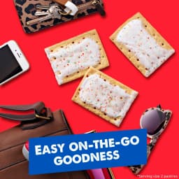 Pop-Tarts Toaster Pastries, Breakfast Foods, Kids Snacks, Frosted Strawberry (8 Pop-Tarts) - Thumbnail 8