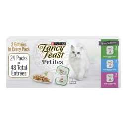 Purina Fancy Feast Petites Gravy Collection Wet Cat Food, Variety Pack, 2.8 oz (24 Pack) - Thumbnail 1
