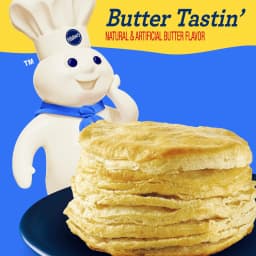 Pillsbury Grands! Flaky Layers Butter Tastin' Refrigerated Biscuit Dough, 8 Count, 16.3 oz - Thumbnail 2
