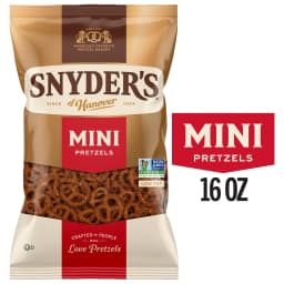Snyder's of Hanover Mini Pretzels, 16 oz Bag - Thumbnail 1