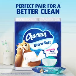 Charmin Ultra Soft Toilet Paper 12 Mega XL Rolls, 336 Sheets Per Roll - Thumbnail 14