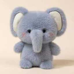 Oioii Oioii Animals Plush Stuffed, Cute little pigs,little elephantsPlush Toys, Stuffed Plush Dolls, Christmas/Birthday Gift - Thumbnail 2