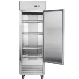 27" Commercial Refrigerator, 18.68 Cu.ft Single Solid Door Reach-in Refrigerator, Stainless Steel Interior & Exterior, Fan Cooling Upright Fridge - Thumbnail 8