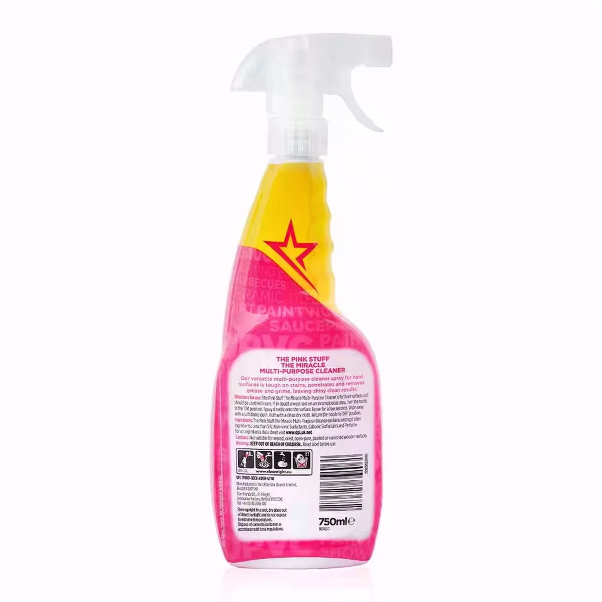 The Pink Stuff Miracle 750 Ml Multi-Surface Cleaner - 26 Fl Oz - Thumbnail 2