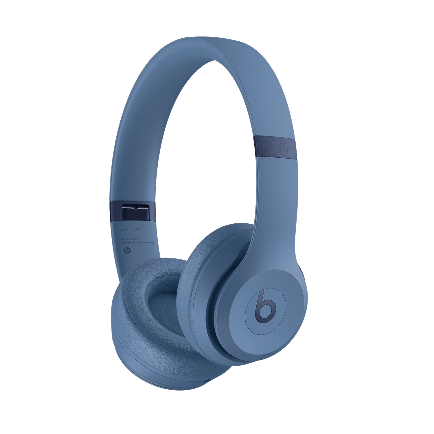 Beats Solo 4 Wireless Headphones - On-Ear Wireless Headphones - Slate Blue - Thumbnail 4