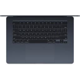 Restored Apple 15.3" MacBook Air Apple M3 Chip 8-Core CPU 10-Core GPU 16GB RAM 256GB SSD Midnight Early 2024 Good - Thumbnail 2