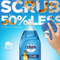 Dawn Ultra Dish Soap Dishwashing Liquid, Original Scent, 56 fl oz, Pack - Thumbnail 2