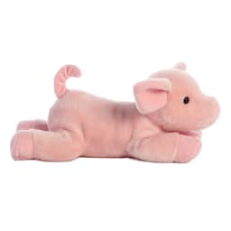 Aurora - Medium Pink Flopsie - 13" Pickles Piglet - Adorable Stuffed Animal - Thumbnail 3