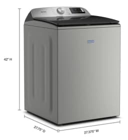 Maytag 5.3 Cu. Ft. Top Load Impeller Washer with Extra Power and Smart Appliance - MTW6200RR - Thumbnail 2
