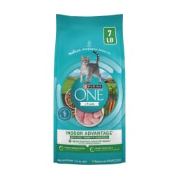 Purina ONE Plus, Indoor Advantage, Dry Cat Food, Turkey, 7 lb Bag, 4 Pack - Thumbnail 1
