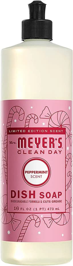 Mrs. Meyer's Peppermint Kitchen Set Dish Soap Hand Soap Multi-Surface Cleaner, 3CT - Thumbnail 2