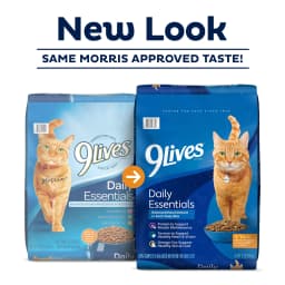 9Lives Daily Essentials Dry Cat Food for Adult Cats with Chicken, Beef & Salmon, 28 lb. Bag - Thumbnail 2