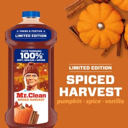 Mr. Clean All Purpose Cleaner, Floor Cleaner, Mop Soap, Cleaning Liquid, Spiced Harvest, Pumpkin, 41 fl oz - Thumbnail 4