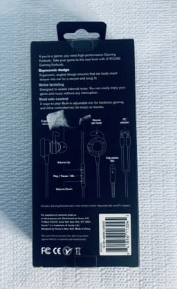 RHEA- New In Box U Youse Gaming Earbuds Noise Isolating Dual Mic Factory Sealed - Thumbnail 2