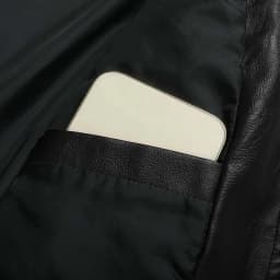 Miqool Men's Stand Collar Leather Motorcycle Jacket Zip Up Vintage Lightweight Faux Leather Biker Coat Long Sleeve Outerwear with Multi Pocket S-3XL - Thumbnail 8