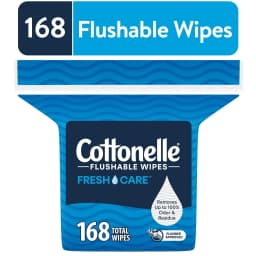 Cottonelle Fresh Care Flushable Wet Wipes, 1 Resealable Bag - Thumbnail 1