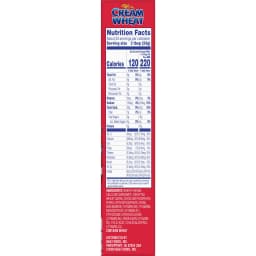 Cream of Wheat 2.5 Minute Hot Cereal, Original Flavor, Kosher, Shelf-Stable, 28 oz Box - Thumbnail 10