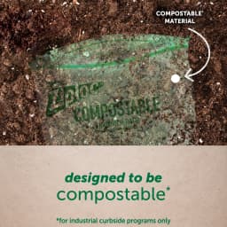 Ziploc® Compostable Sandwich Bags, Food Storage Zipper Bags, 40 Count - Thumbnail 5