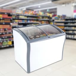 Avanti 9.5 cu. ft. Commercial Glass Top Freezer or Refrigerator, in White (CFC836Q0WG) - Thumbnail 2