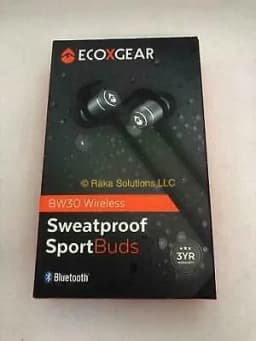 RHEA- Lot 4 Pcs Ecoxgear Sweat Proof Sport Buds Microphone & Control & Passive Noise - Thumbnail 4