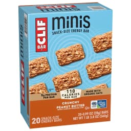 CLIF BAR Minis Crunchy Peanut Butter Flavor Snack-Size Energy Bars, 20ct - Thumbnail 10