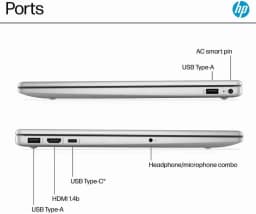 HP 15.6 inch FHD IPS Windows 11 Pro Laptop Intel Core i3-N305 16GB 512GB SSD Silver Lifetime Office - Thumbnail 6
